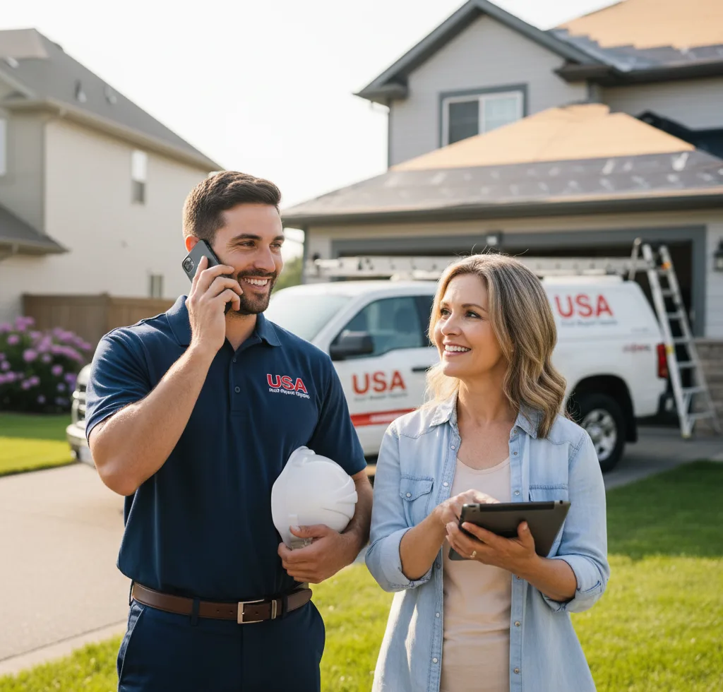USA Roof Repair Experts customer support in Round Rock